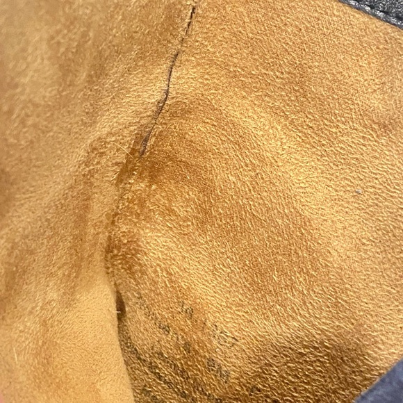 Trask genuine leather suede navy mid calf boots - Picture 5 of 8